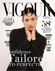 Confidence Tailored to Perfection: Alisha Bostock Graces Vigour Magazine